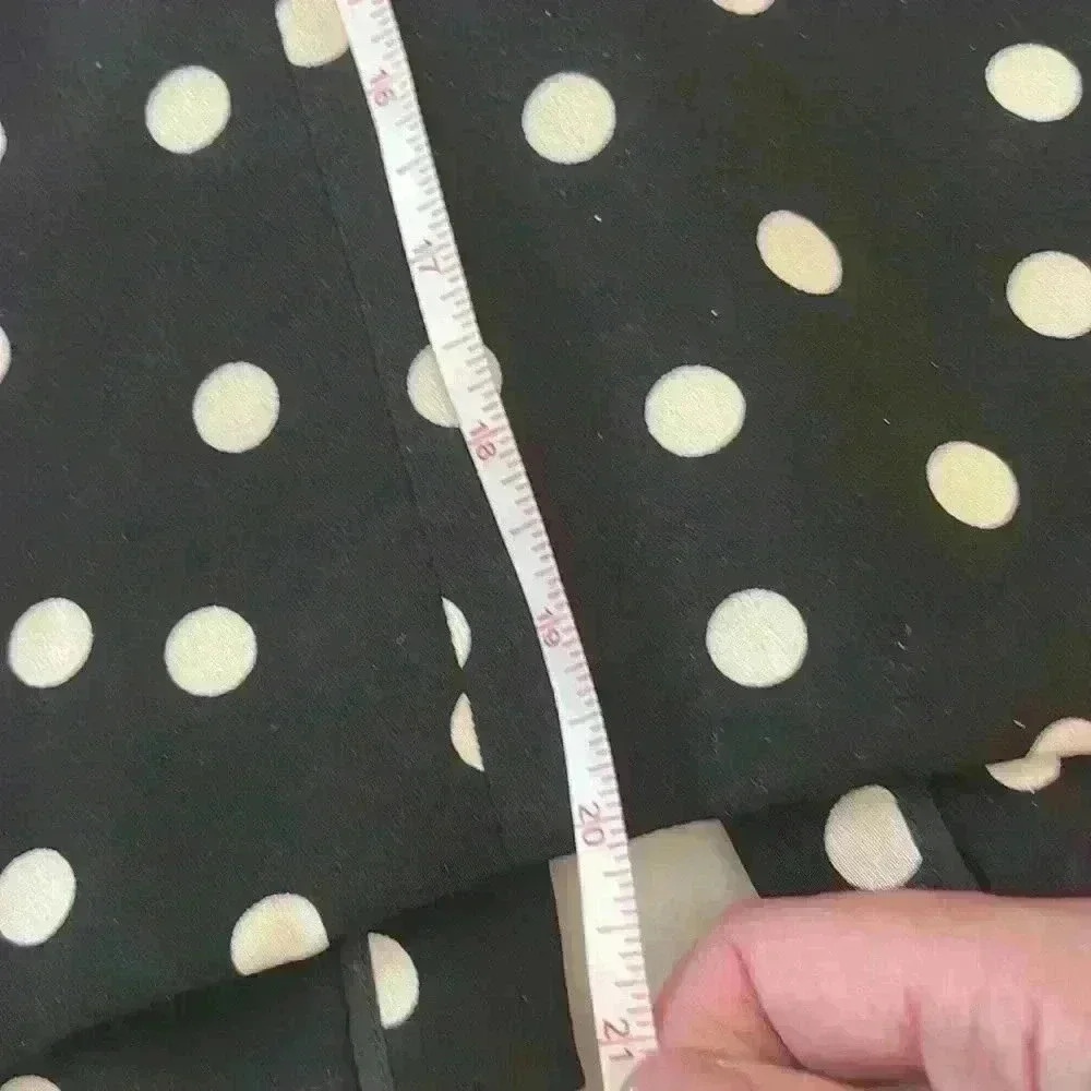 Vintage Black and white polka dot bespoke Geoffrey Beene size 6/8 - Picture 8 of 8